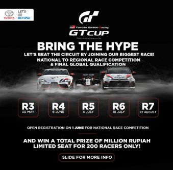 Toyota Cari Talenta Balap Virtual di Indonesia, Begini Cara Daftarnya!