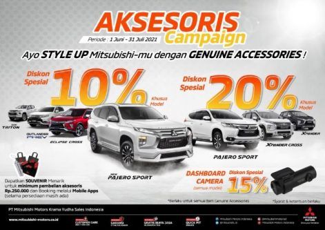 Mitsubishi Gelar Accessories Campaign, Ada Diskon Hingga Hadiah Aksesori Langsung