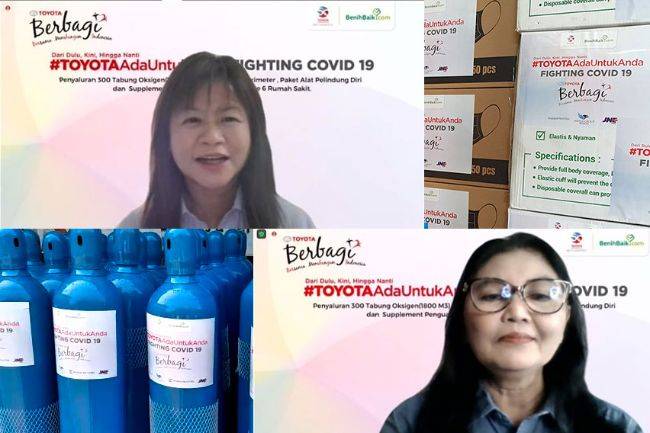 Bantu Penanganan Covid-19, Toyota Gelontorkan Donasi Rp 1,55 Miliar Toyota Indonesia donasi