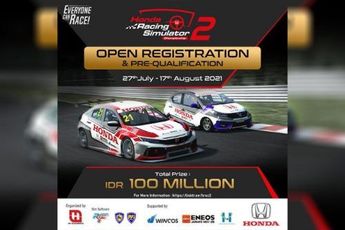 Honda Racing Simulator Championship Musim Kedua Digelar dengan Hadiah Total Rp 100 Juta