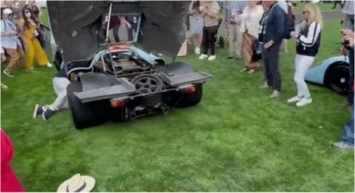 Ngeri!!! Porsche 917 Klasik Ini Nyaris Lindas Pemiliknya di Monterey Car Week 2021