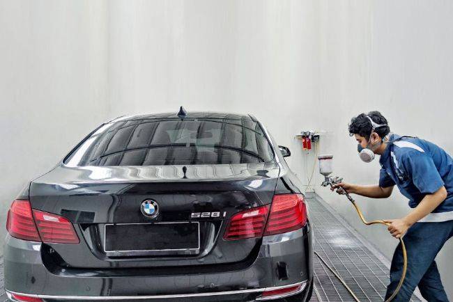 Jamin Kepuasan Konsumen, Body and Paint Astra Peugeot Gunakan Cat Berkualitas Peugeot Bodi Paint