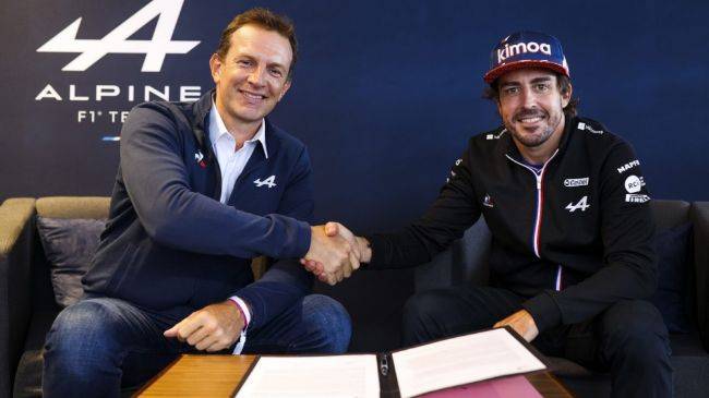 Alonso Pastikan Bertahan di Alpine untuk Musim F1 2022 Alonso Alpine