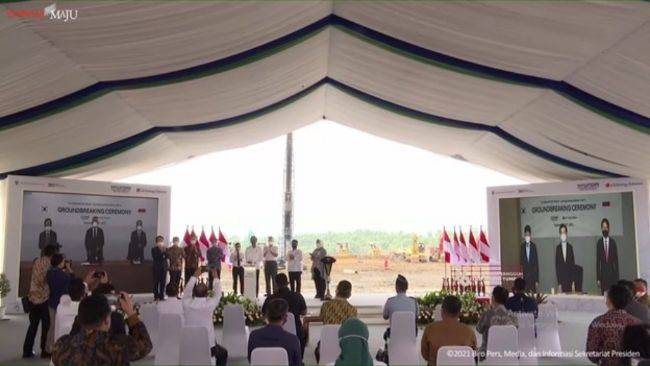Hyundai dan LG Resmi Mulai Bangun Pabrik Baterai Mobil Listrik di Karawang Pabrik Hyundai LG