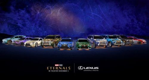 Lexus Rilis 10 Mobil Gambarkan Karakter Superhero Marvel’s Eternals