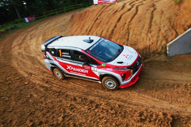 Tim Mitsubishi Xpander Rally Team Sukses Amankan Poin Klasemen Di Sprint Rally 2021 Mitsubishi Xpander Rally Team