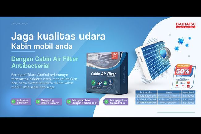 Daihatsu filter kabin