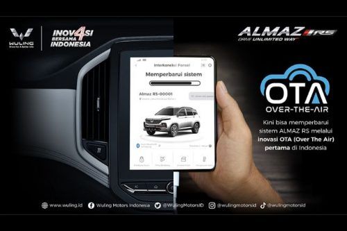 Pengguna Wuling Almaz RS Bisa Update OS WISE Lewat OTA di Smartphone