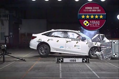 Kualitas Keselamatan All New Honda Civic Dapat 5 Bintang ASEAN NCAP