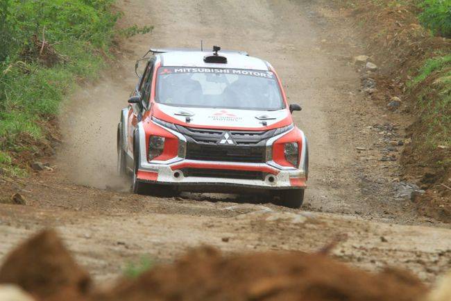 Mitsubishi Xpander AP4 Tercepat di Hari Pertama Kejurnas Sprint Rally 2021 Putaran 3 Mitsubishi AP4 Rally