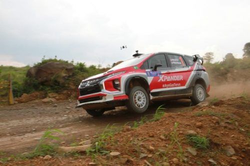 Tunggangi Mitsubishi Xpander AP4, Rifat Sungkar Dominasi Kejurnas Sprint Rally 2021 Putaran 3