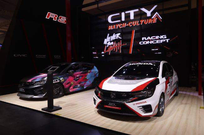 GIIAS 2021: Honda Tampilkan City Hatchback Racing Concept, Unit Pengganti Jazz Speed Challenge Honda City Hatchback Racing