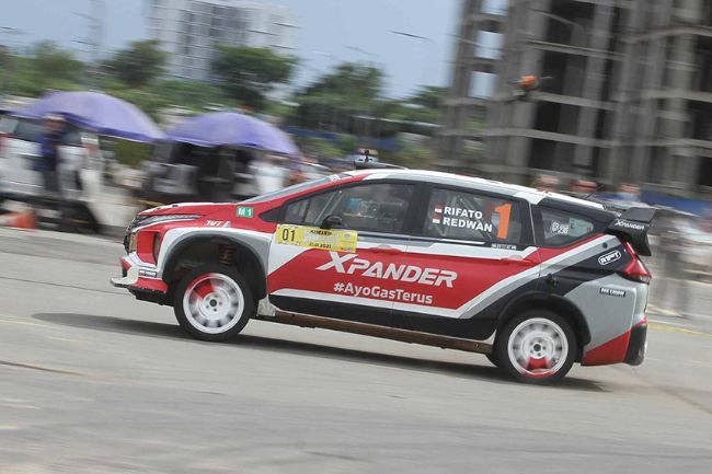 Mitsubishi Xpander Kejurnas sprint rally 2021