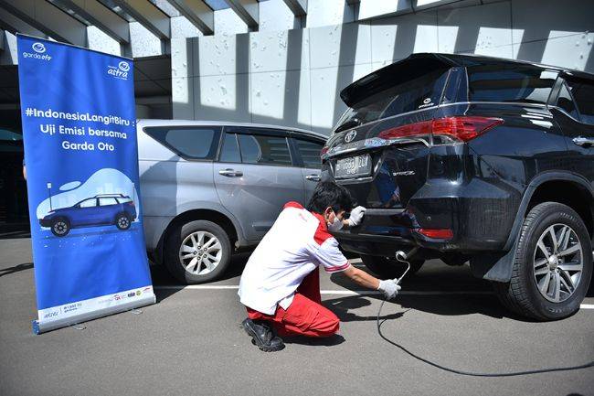 Garda Oto Gelar Uji Emisi untuk 400 Mobil Pengguna Asuransi uji emisi