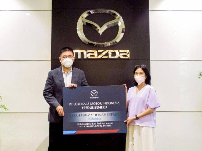 Mazda Indonesia Salurkan Bantuan Untuk Pemulihan Fasilitas Umum Pasca Erupsi Semeru Mazda Semeru