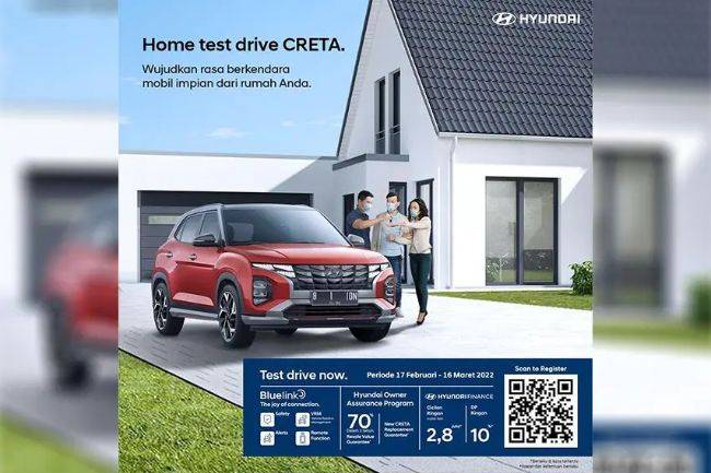 Hyundai Buka Program Test Drive Creta Langsung Di Rumah Hyundai Creta Home Test Drive