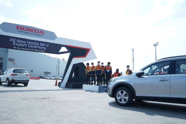 Honda Awali Ekspor All New BR-V Ke 30 Negara Di Dunia Ekspor perdana All New Honda BR-V