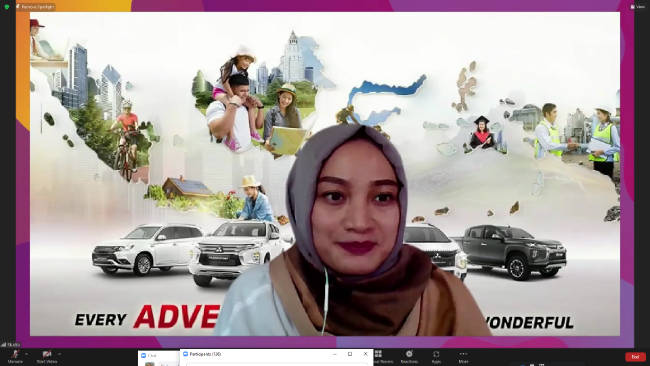 Head of PR and CSR Department PT. Mitsubishi Motor Krama Yudha Sales Indonesia, Aditya Wardhani