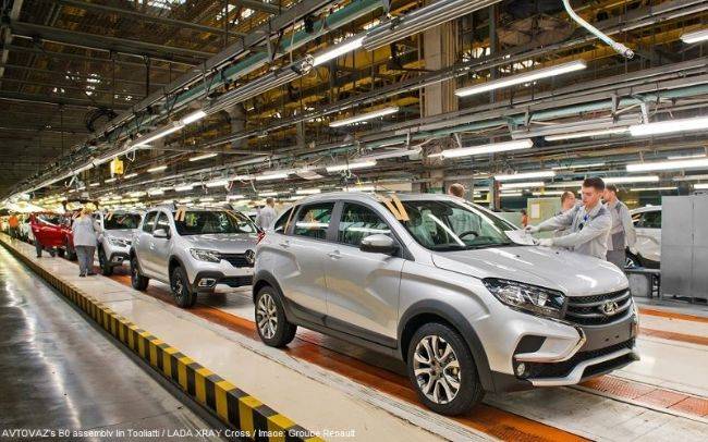 Efek Perang, Penjualan Mobil di Rusia Terjun Bebas Pabrik perakitan mobil AVTOVAZ