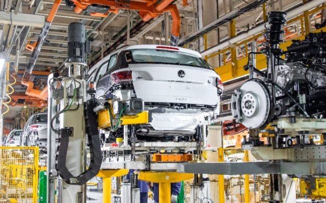 Pabrik perakitan VW di Rusia