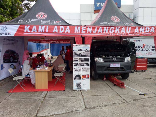 DFSK Gelar Bengkel Siaga Di Sepanjang Titik Rawan Macet Trans Jawa DFSK Siaga Mudik