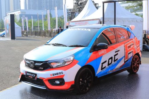 Honda Kenalkan Official Car ISSOM di Brio Slalom Challenge 2022 BSD Honda Kenalkan Official Car ISSOM di Brio Slalom Challenge 2022 BSD