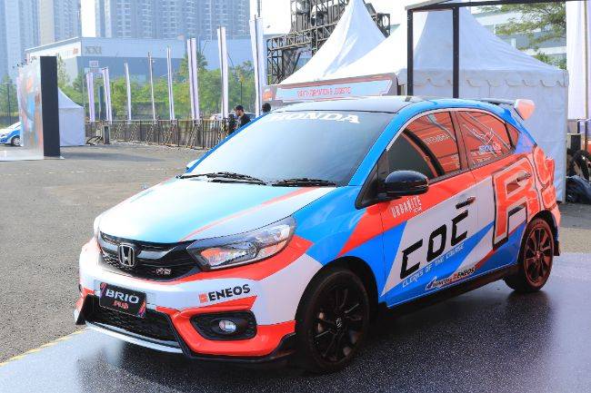 Honda Kenalkan Official Car ISSOM di Brio Slalom Challenge 2022 BSD New Honda Brio RS Urbanite Edition CEC