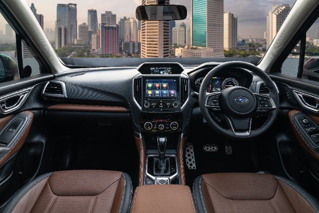 interior all new Subaru Forester 2022
