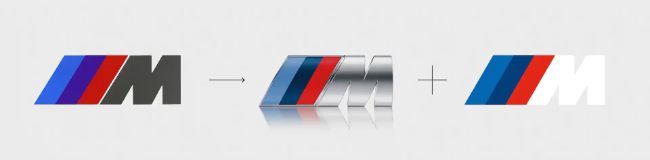 Evolusi logo BMW M