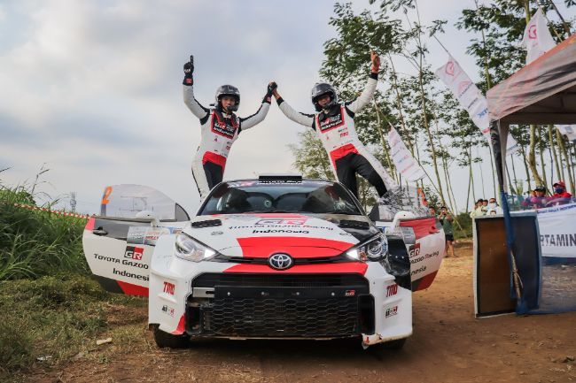 Tim Toyota Gazoo Racing Indonesia Kejurnas Sprint Rally Seri 1 2022