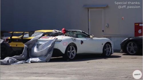 Terungkap Ferrari Kembangkan Roma Versi Atap Lipat