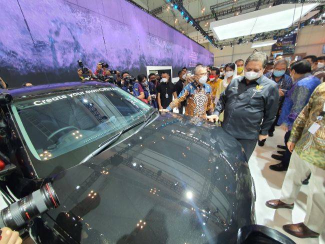 GIIAS 2022: Dibuka Menko Airlangga, Hadirkan Banyak Kendaraan Listrik Pembukaan GIIAS 2022