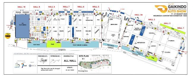 Floor plan GIIAS 2022
