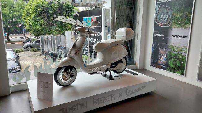 Vespa Edisi Justin Bieber Sudah Hadir di Indonesia, Siap Jadi Rebutan Kolektor Vespa Justin Bieber Edition