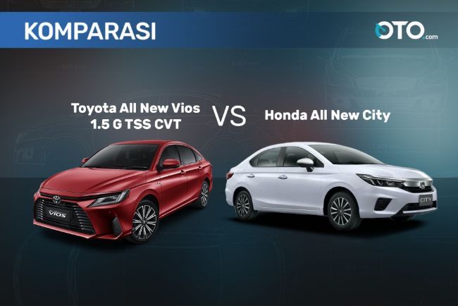 KOMPARASI: Seperti Apa All New Toyota Vios Di Hadapan Honda City Sedan?