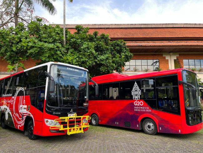 TKDN Pamer Teknologi Keselamatan Bus di Sustainable Transportation Forum 2022 TKDN
