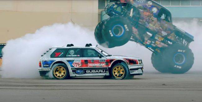 Video Gymkhana 2022 Rilis, Travis Pastrana Menggila Pakai Subaru GL Wagon Gymkhana 2022