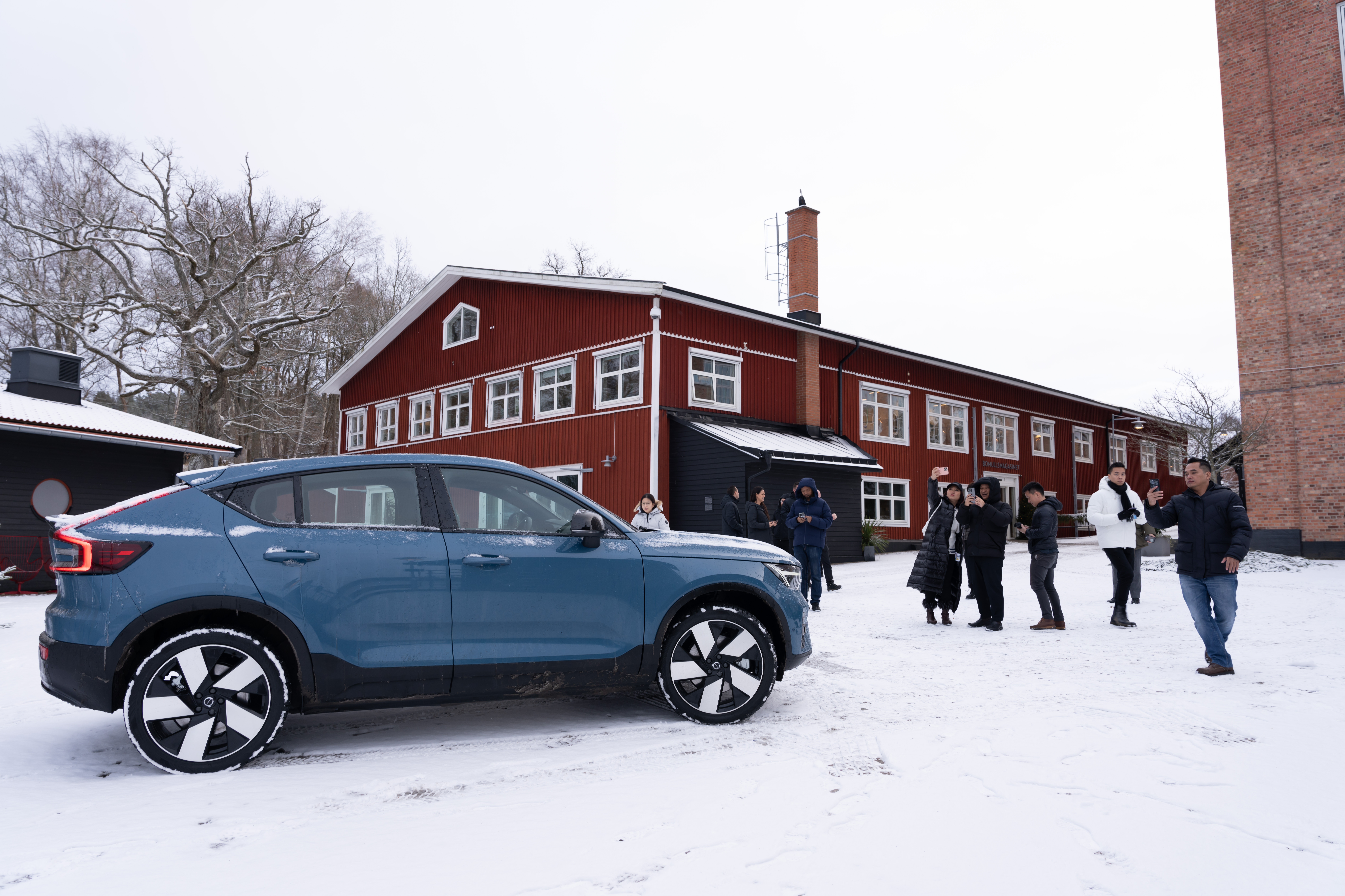Test drive Volvo C40 di Swedia