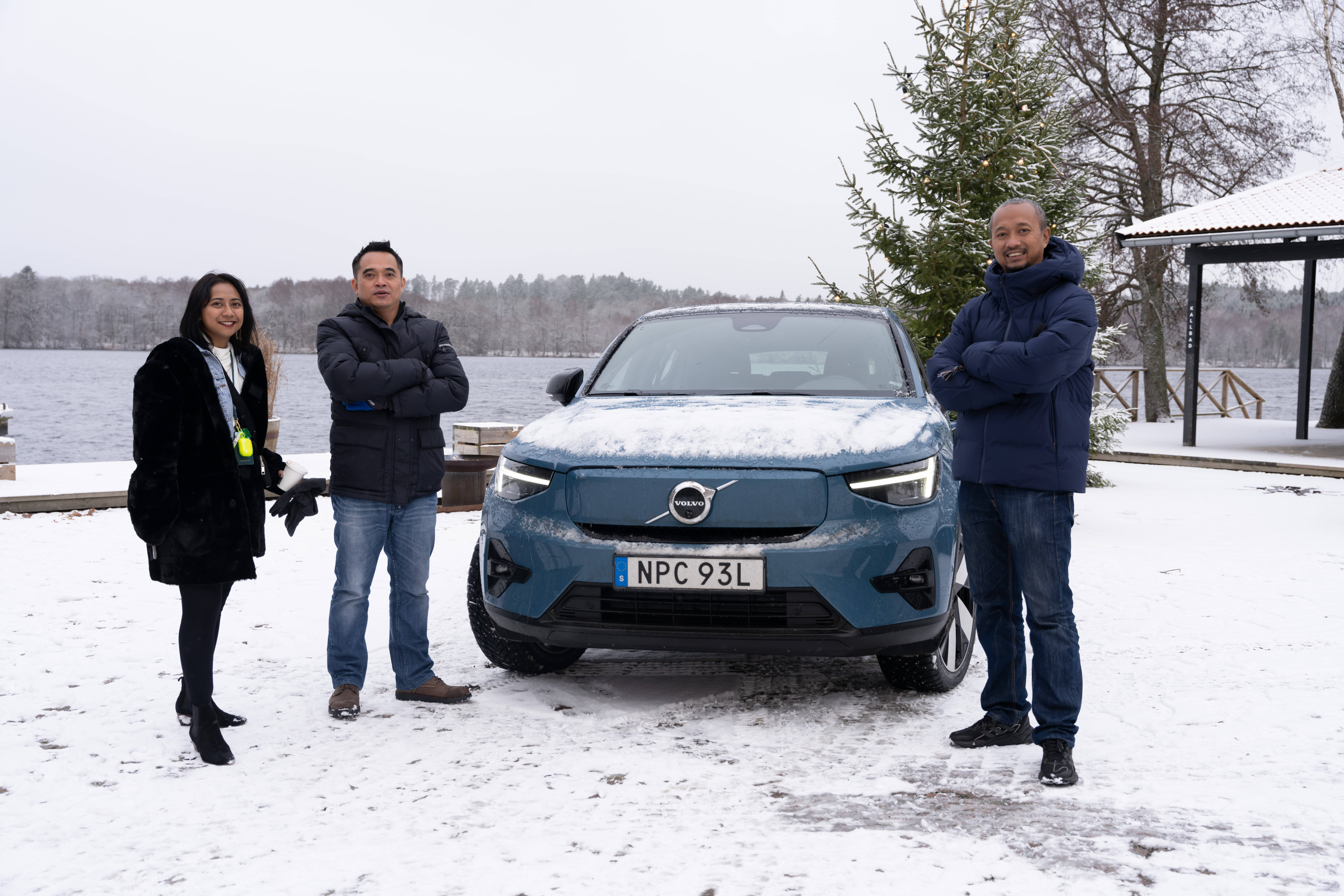 Test drive Volvo C40 Recharge di Swedia