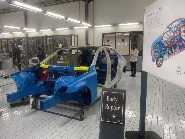 Mercedes-Benz Tambah Bengkel Body & Paint Tersertifikasi di Jakarta Selatan Mercedes-Benz Body & Paint Suri Motor Indonesia