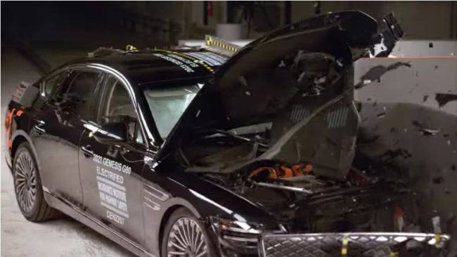 Kualitas Keselamatan Genesis G80 Electrified Dapat Nilai Tertinggi Dari IIHS Crash Test Genesis G80