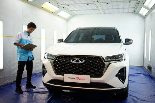 Chery Siap Dirikan Bengkel Bodi & Cat Resmi, Gandeng Tekno Body Repair Bengkel Bodi & Cat Chery