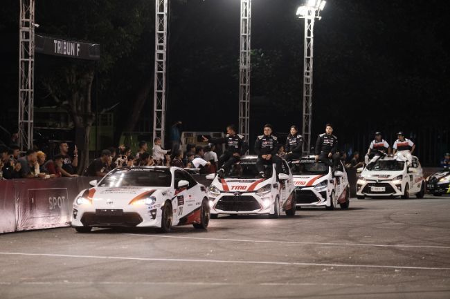 Tim Toyota Gazoo Racing Indonesia (TGRI) di Kejurnas Slalom 2023
