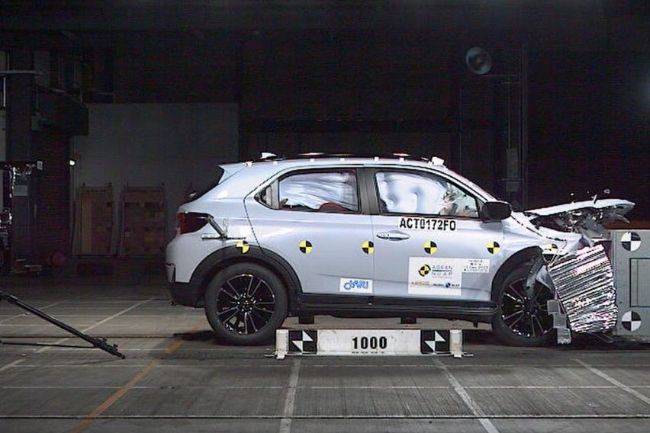 Keselamatan Honda WR-V Dapat Rating Tertinggi Hasil Tes ASEAN NCAP Honda WR-V Crash Test