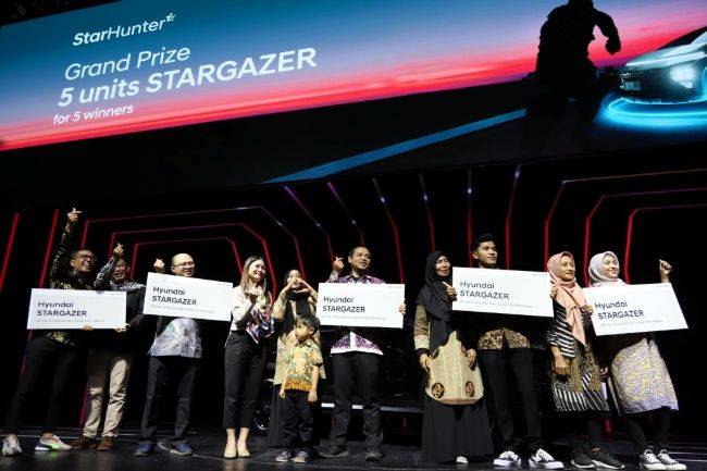 IIMS 2023: Hyundai Berikan Hadiah Stargazer Kepada 5 Pemenang StarHunter Hyundai StarHunter