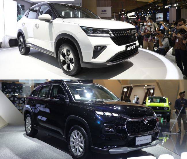 Adu Spesifikasi SUV Bintang IIMS 2023, Wuling Alvez Vs Suzuki Grand Vitara Alvez vs Grand Vitara