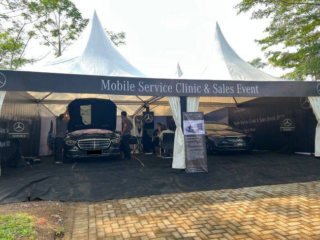 Mercedes-Benz Sapa Konsumen di Malang Gelar Test Drive EV dan Check Up Gratis Mercedes-Benz Mobile Service Clinic Malang