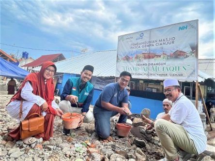FIFGroup dan Asuransi Astra Bangun Masjid Ramah Gempa Untuk Korban Gempa Cianjur