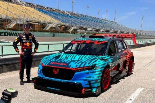 Jelang GP Miami, Max Verstappen Jajal Honda CR-V Hybrid Balap The Beast Jelang GP Miami, Max Verstappen Jajal Honda CR-V Hybrid Balap The Beast
