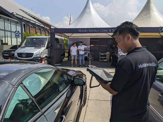 Mercedes-Benz Adakan Mobile Service Clinic di Lampung Jelang Long Weekend Mercedes-Benz Mobile Service Clinic - Lampung